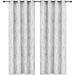 Curtain Panel Jacquard 84L Light Grey - 84" x 54" - 84" x 54"