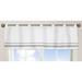 Sweet Jojo Designs White and Gray Hotel Collection Window Curtain Valance