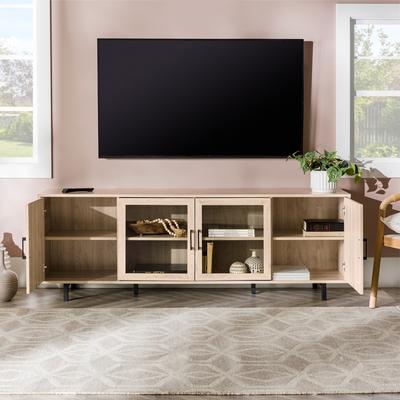 Middlebrook 70-Inch 4-Door Herringbone TV Stand