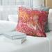 Porch & Den Alphonse Mucha 'Woman Among Flowers' Throw Pillow
