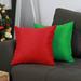 Merry Christmas Set of 2 Throw Pillow Covers Christmas Gift 18"x18"