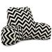 Majestic Home Goods Chevron Reading Bed Pillow 33 X 6 X 18