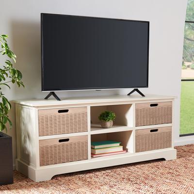 SAFAVIEH Landers 47-inch Storage Media TV Stand - 47.3" W x 15.8" L x 20" H