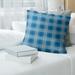 Carolina Football Luxury Plaid Accent Pillow-Poly Twill