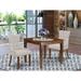 East West Furniture Kitchen Table Set- a Dining Room Table and Chairs