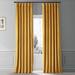 Exclusive Fabrics Signature Plush Velvet Hotel Blackout Curtains (1 Panel) - Luxury Soft Drapery for Light Control & Elegance