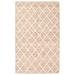 ECARPETGALLERY Braid weave Sienna Ivory Wool Rug - 5'0 x 8'4