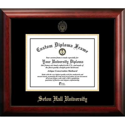 Seton Hall 11w x 8.5h Gold Embossed Diploma Frame