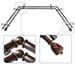 InStyleDesign Loreli 13/16" Double Bay Window Curtain Rod