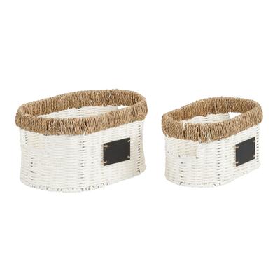 Household Essentials Oval Basketes, Set of 2