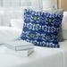 LA Throwback Football Baroque Pattern Accent Pillow-Faux Linen