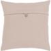 Artistic Weavers Demetra Traditional Button Taupe Feather Down or Poly Filled Throw Pillow 20-inch