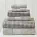 Modern Threads 6-Piece Yarn Dyed Cobblestone Jacquard Towel Set