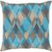 Artistic Weavers Jourdain Modern Reversible Aqua Feather Down or Poly Filled Throw Pillow 18-inch