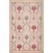 Floral Assorted Oriental Wool Area Rug Hand-tufted Bedroom Carpet - 5'6" x 8'0"