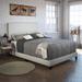 Boyd Sleep Milan Linen Upholstered Platform Bed Frame - Adjustable Headboard, Box Spring Required