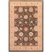 Classic Ziegler Ayesha Black Beige Hand-knotted Wool Rug - 5 ft. 10 in. X 9 ft. 0 in.