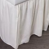Brighton Ivory Cotton 24-inch 3 Piece Tuck in Drop Bed Skirt