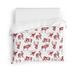 WOODLAND CREATURES RED AND WHITE Duvet Cover By Kavka Designs