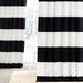 Exclusive Fabrics Cabana Cotton Horizontal Stripe 84-inch Curtain (1 Panel)