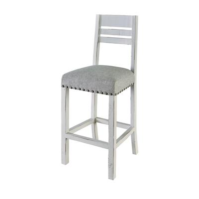 Picket House Furnishings Robertson Bar Stool in White