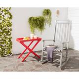 SAFAVIEH Shasta Grey Wash Acacia Wood Rocking Chair - 26" W x 33.5" D x 44.5" H
