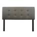 8-button Tufted Candice Charcoal Headboard