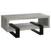 Coaster Furniture Dinard Grey Driftwood Coffee Table with Shelf