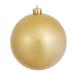 Goldtone 4-inch Candy Ball Ornament (Pack of 6) - 4"