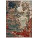 Style Haven Robin Abstract Blue/ Rust Area Rug