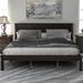 Harper & Bright Designs Wood Platform Bed with Headboard