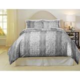 Pointehaven 180 GSM Cotton Flannel Luxury Printed Duvet Set