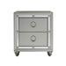 Global Furniture USA Riley Silver Nightstand