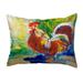 Red Rooster Small No-Cord Pillow 11x14