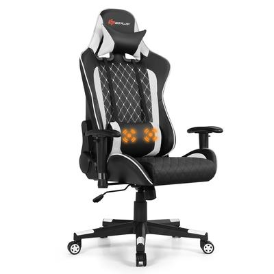 Gaming Chair Massage Office Chair Computer Gaming Racing Chair