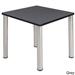 30-inch Kee Square Breakroom Table- Chrome Legs