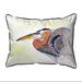 Heron Portrait Small Indoor/Outdoor Pillow 11x14
