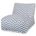 Majestic Home Goods Indoor Outdoor Chevron Bean Bag Chair Lounger 36 in L x 27 in W x 24 in H