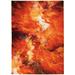 Nourison Le Reve Red Flame Area Rug