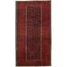 Hand-knotted Authentic Turkish Red Wool Rug - 4'2" x 8'0"