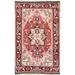 Heriz Indian Carpet Traditional Hand Knotted Wool Oriental Area Rug - 4'8" x 3'0"