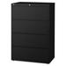 Lorell Black 4-drawer Lateral Files