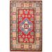 Geometric Super Kazak Oriental Area Rug Handmade Kitchen Size Carpet - 2'1" x 3'3"