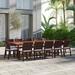 Amazonia Camille FSC Certified Wood Outdoor Patio Dining Set