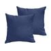 Sorra Home Sloane Marine 18 x 18-inch Indoor/ Outdoor Knife Edge Pillow Set