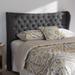 The Gray Barn Tulip Hill Fabric Winged Headboard