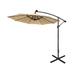 Lucent 10' Cantilever Patio Umbrella with Solar LED Lights