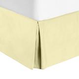 Nestl Luxury Pleated Full Size 14 inch Drop Bed Skirt