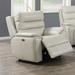 Durham Ivory Top Grain Leather Power Reclining Chair by Greyson Living