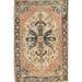 Antique Serapi Hand-Knotted Camel/Black Wool Rug (11' 5" X 17'11") - 11' x 18'